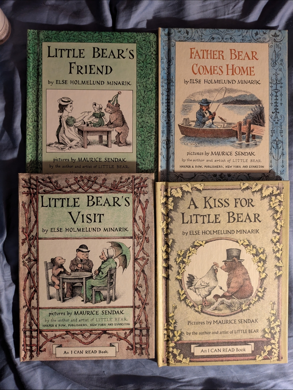 Little Bear by Else Holmelund Minarik - Blue and Cream Cover - Picture 2 of 9